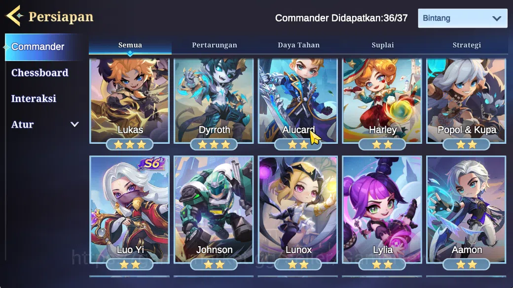 Magic Chess: Go Go Accounts High Mythic 72|36 Commander 17 Max|32 Skin Epic Lancelot,6 Special,20 Elite,5 Painted|4 14