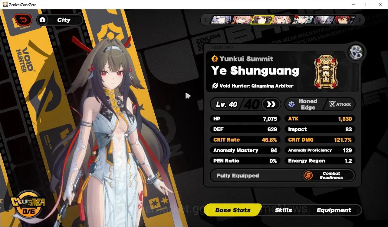 Zenless Zone Zero Accounts Starter ASIA|IK 37|S2 Ep|4 Limite(YeShunGuang+Sign,Velina,Pyrois,Zhao)+3 STD 8