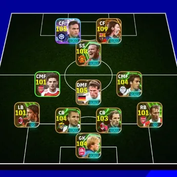 eFootball Accounts Others Android|PW 3212|Lionel Messi BigT,Wayne Rooney Epic,Lothar Matthaus Tsubasa,Eden Hazard