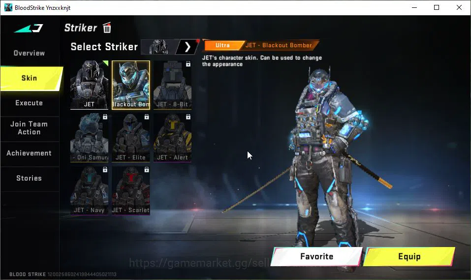 Blood Strike Accounts ASIA|ETERNAL ZERO-Oda|Collab 7DS[Elizabeth,Kar98k, image 13