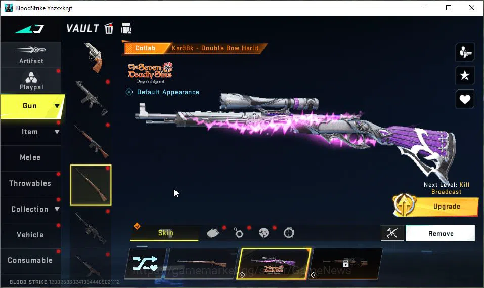 Blood Strike Accounts ASIA|ETERNAL ZERO-Oda|Collab 7DS[Elizabeth,Kar98k, image 16