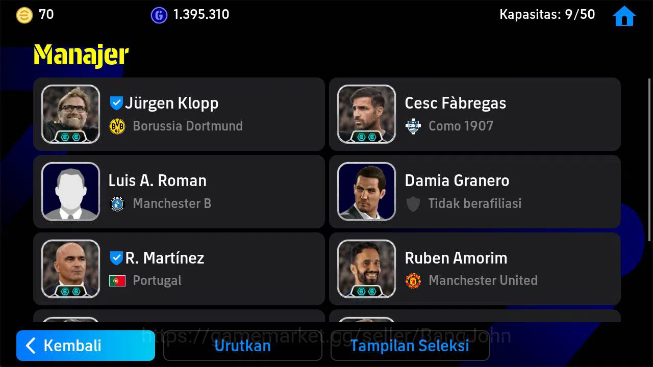 eFootball Accounts Power 3159 | cafu epic, yaya toure epic, chiellinn image 3