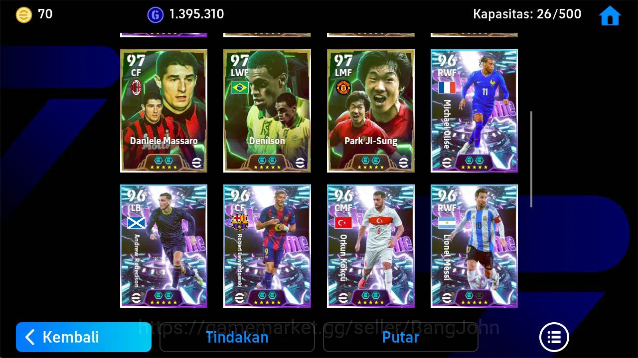 eFootball Accounts Power 3159 | cafu epic, yaya toure epic, chiellinn image 5