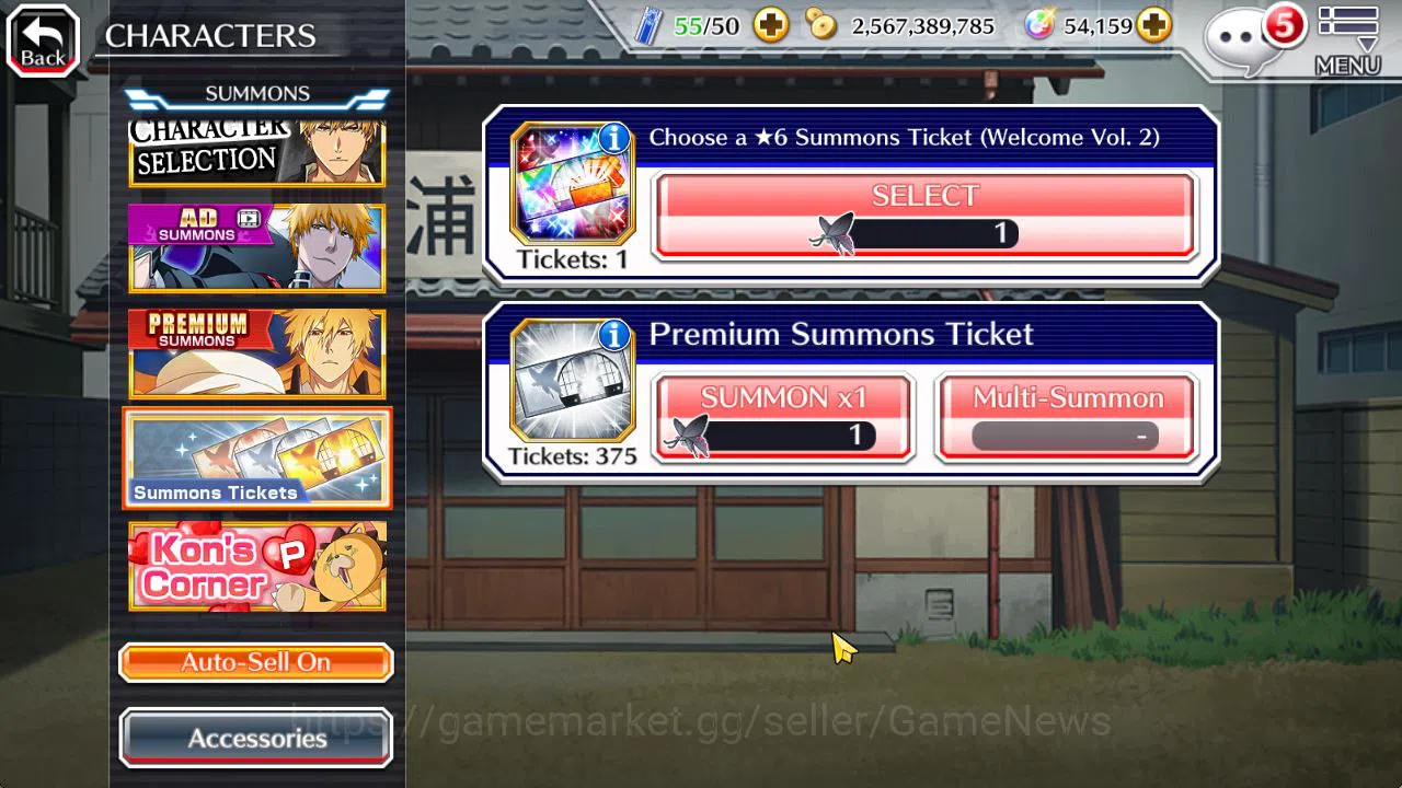 Bleach: Brave Souls Accounts Mid-Tier [GLOBAL]54K Orb|TYBW26[Meninas,Bambieta,Lilttoto],Aizen Renewd,Crescent Ichigo,Fierce 17