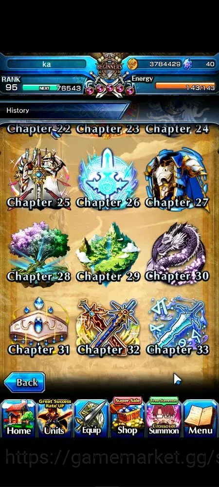 Grand Summoners Accounts Global|Rank 95|16 Ascend 8 TW|(S Miyu,Shirou,DL Ri image 9