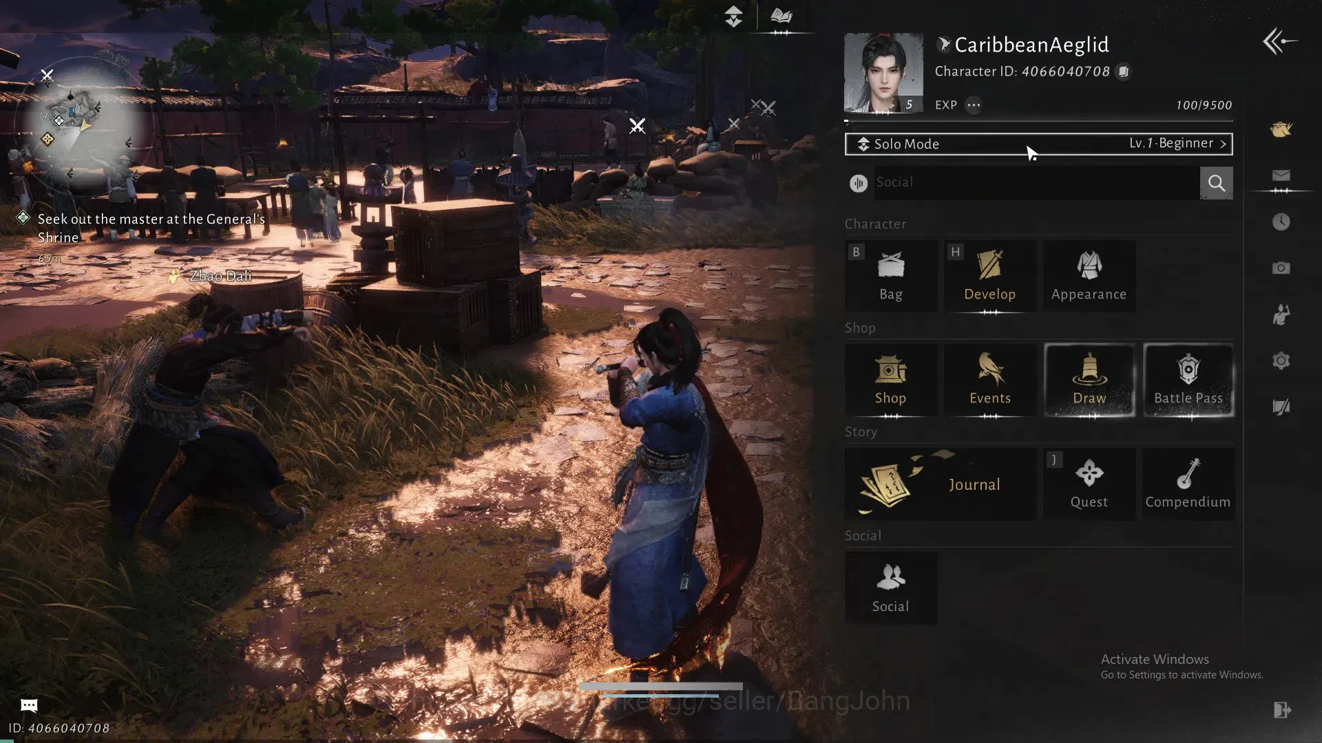Where Winds Meet Accounts Server Time|Limit Robe LuBu|MC Male|Starter LVL 5| image 4