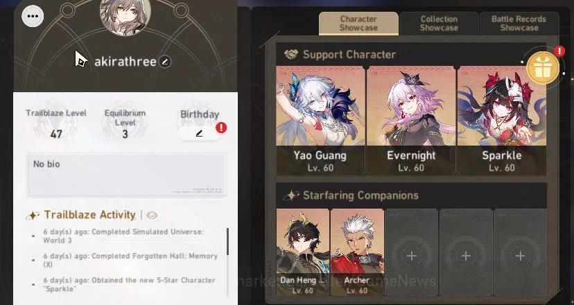 Honkai Star Rail Accounts Asia|TL 47|5 Limited|[Evernight E1]+Sign Yaoguang, image 2