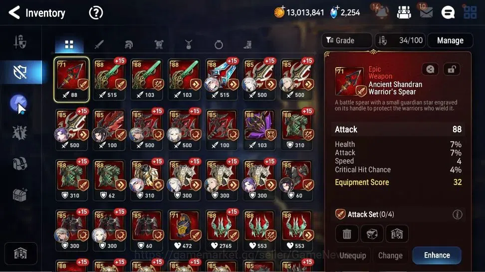 Epic Seven Accounts High-End Global Unverif|6 ML(LOT Scales,NMLuna,Straze,etc)+Ab Fumyr,Fenne,Yulha,Etc|Abyss F 36|PoH 19