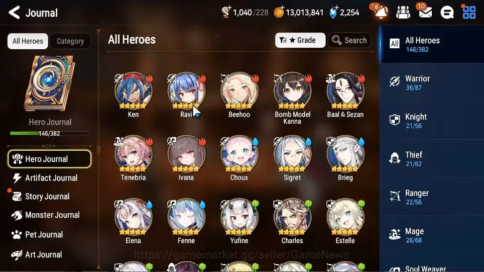 Epic Seven Accounts High-End Global Unverif|6 ML(LOT Scales,NMLuna,Straze,etc)+Ab Fumyr,Fenne,Yulha,Etc|Abyss F 36|PoH 5