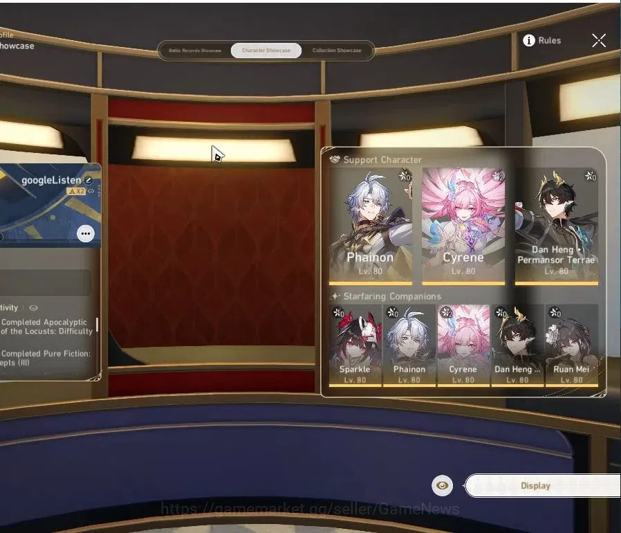 Honkai Star Rail Accounts Asia|TL 64| 8 Limited |Evanescia+Sign,Cyrene E2,Ph image 2