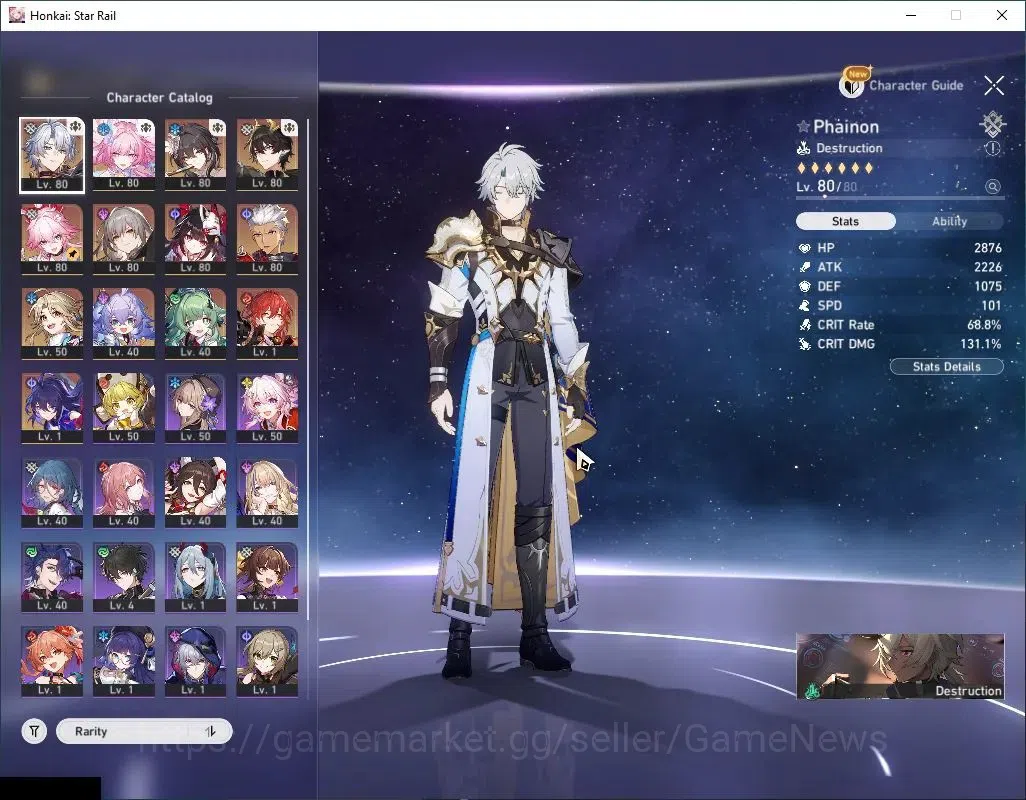 Honkai Star Rail Accounts Asia|TL 64| 8 Limited |Evanescia+Sign,Cyrene E2,Ph image 4