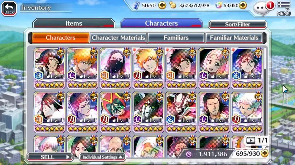 Bleach: Brave Souls Accounts [GLOBAL]53K Orbs|Duo Renewd Ichigo,TYBW25 Yachiru, image 12