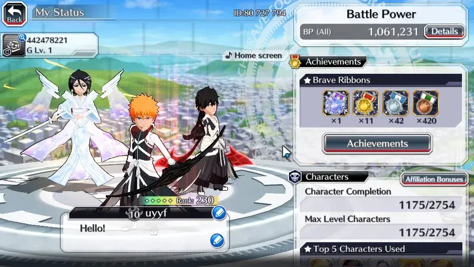 Bleach: Brave Souls Accounts [GLOBAL]53K Orbs|Duo Renewd Ichigo,TYBW25 Yachiru, image 2