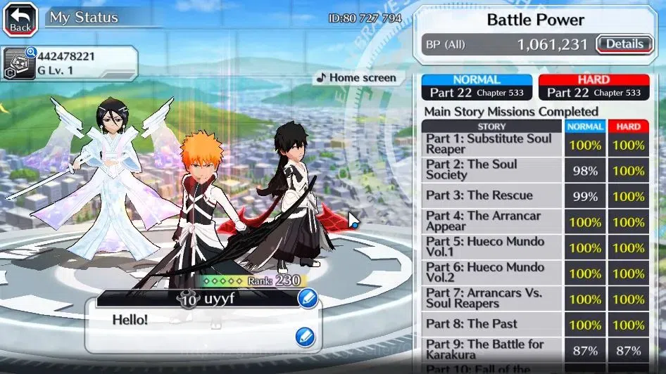 Bleach: Brave Souls Accounts [GLOBAL]53K Orbs|Duo Renewd Ichigo,TYBW25 Yachiru, image 4