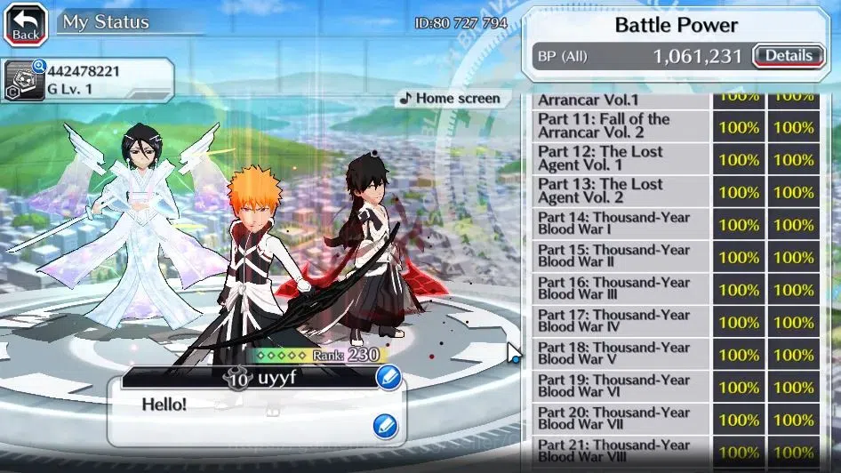 Bleach: Brave Souls Accounts [GLOBAL]53K Orbs|Duo Renewd Ichigo,TYBW25 Yachiru, image 5