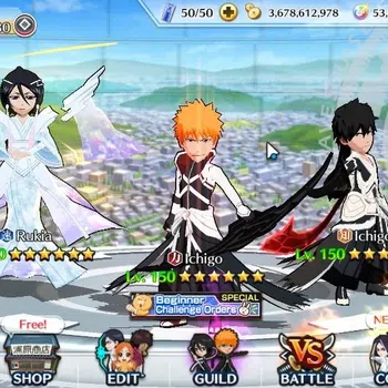 Bleach: Brave Souls High-End [GLOBAL]53K Orbs|Duo Renewd Ichigo,TYBW25 Yachiru, image 1