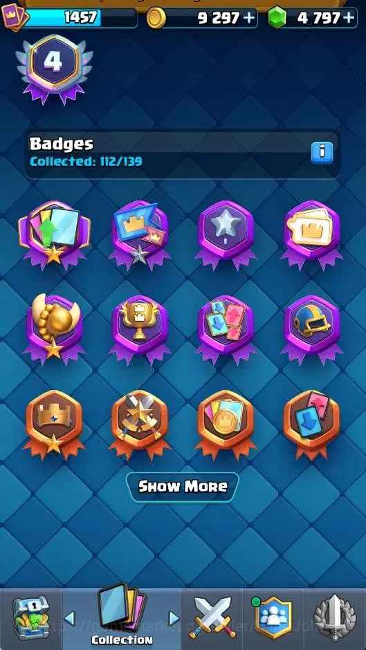 Clash Royale Accounts CL | KTL 14 | Trophy 9338 | Card 121/121 | 1 Max ( image 11