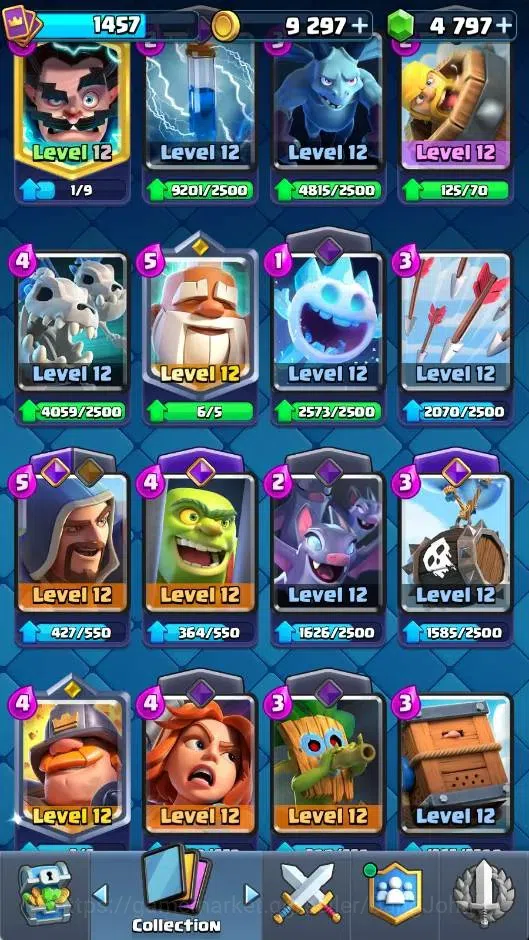 Clash Royale Accounts CL | KTL 14 | Trophy 9338 | Card 121/121 | 1 Max ( image 7