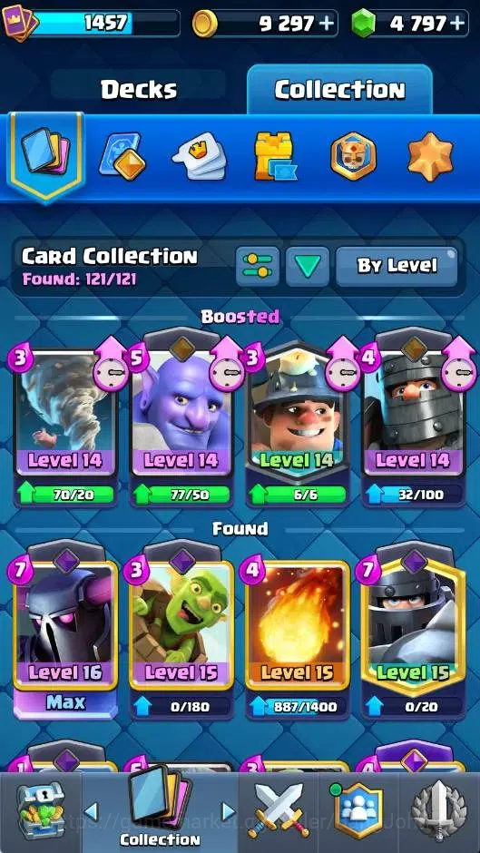 Clash Royale Accounts CL | KTL 14 | Trophy 9338 | Card 121/121 | 1 Max ( image 9