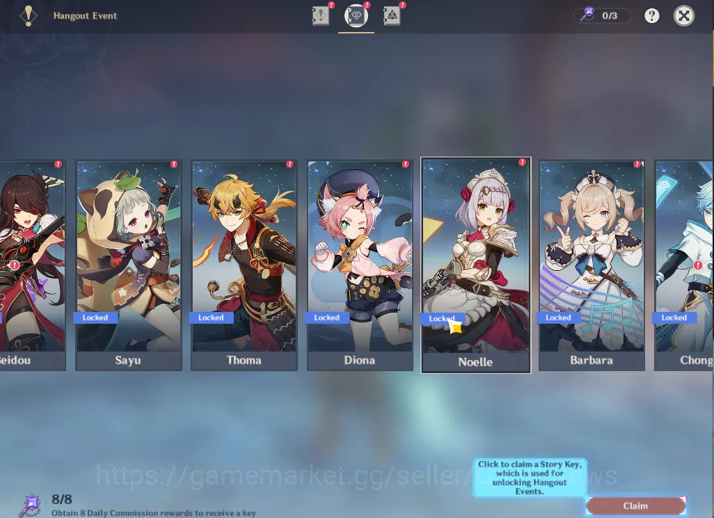 Genshin Impact Accounts ASIA|AR55|2 Limited+2(*5Weapon)|F2P Team VarkaC4+S image 18