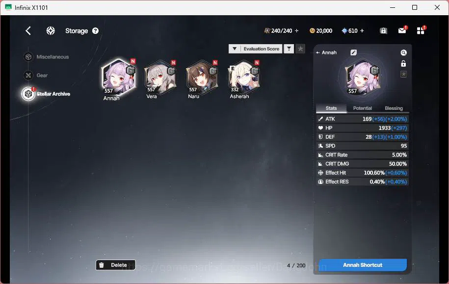 StarSavior Accounts ASIA | Starter Lv 1 | Asherah Waltz LB2, Frey Nobl image 8