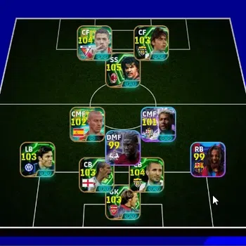 eFootball Accounts Legends & Iconic Players Mobile|PW 3180|Ruud Gullit Epic,Michael Olise Show T,Rivaldo Big T,Luis Suarez