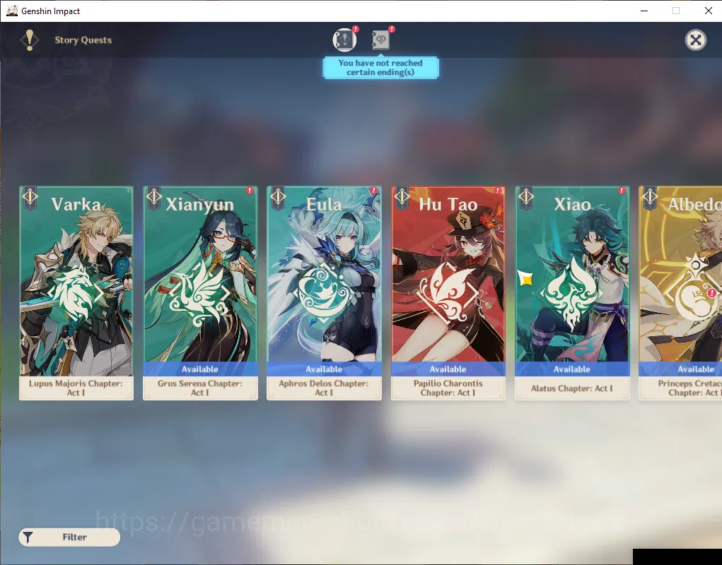 Genshin Impact Accounts ASIA|AR 50|3 Limited+4(*5Weapon)|Linnea,Flins,Alha image 4