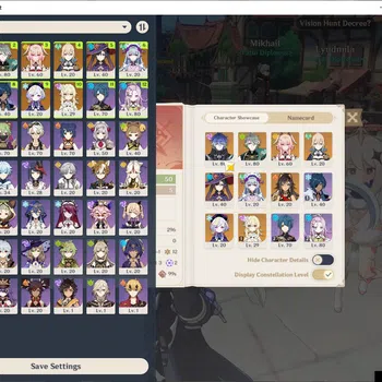 Genshin Impact Mid Game ASIA|AR 50|3 Limited+4(*5Weapon)|Linnea,Flins,Alha image 1