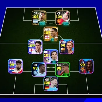 eFootball Accounts Legends & Iconic Players Android|PW 3082|New Jude Bellingham Big T,Lionel Messi Show T,Wayne Rooney