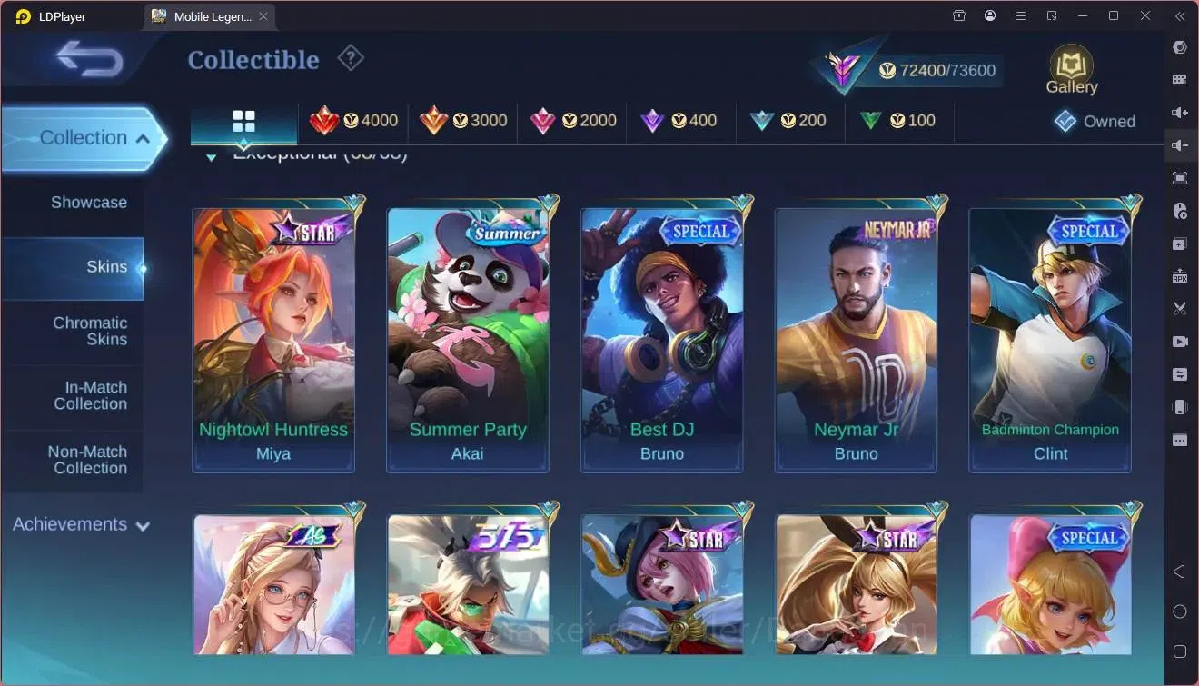 Mobile Legends: Bang Bang Accounts GLOBAL Hero 130 Skin 315|Kishin Angela|Aspirants G image 14