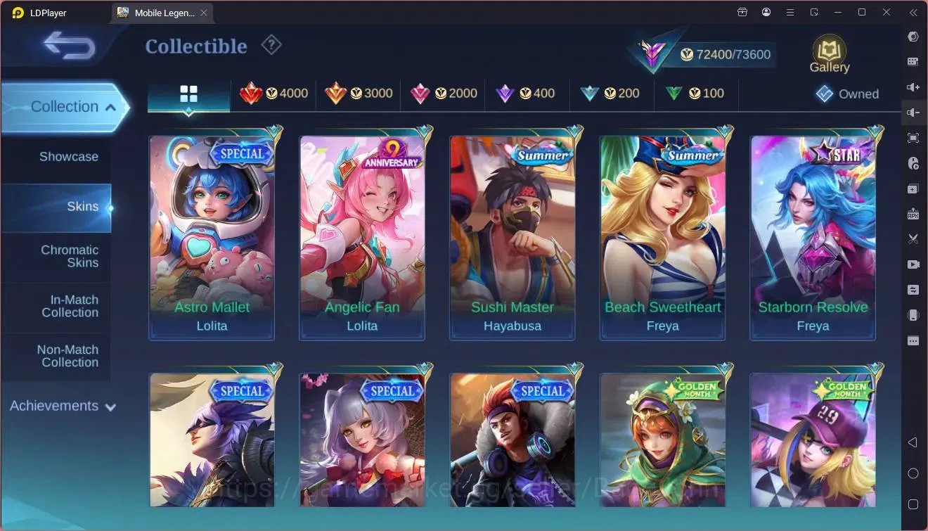 Mobile Legends: Bang Bang Accounts GLOBAL Hero 130 Skin 315|Kishin Angela|Aspirants G image 15
