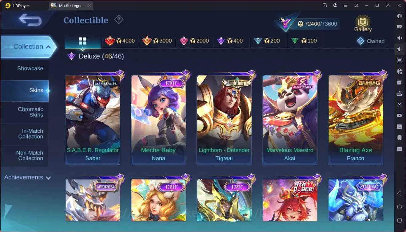 Mobile Legends: Bang Bang Accounts GLOBAL Hero 130 Skin 315|Kishin Angela|Aspirants G image 9