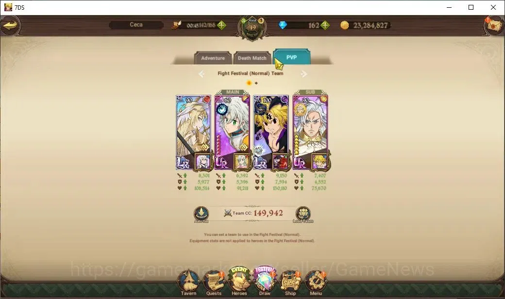 The Seven Deadly Sins: Grand Cross Accounts Global|1,1M CC|162 DM|22 LS|3 LR+6 UR|Nemesis Meli image 9