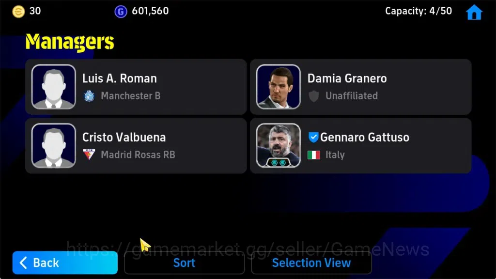 eFootball Accounts Android|Epic Romario,Paul Scholes,Gennaro Gattuso, image 4