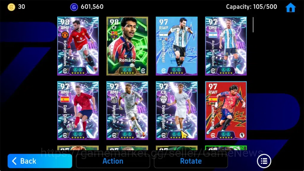 eFootball Accounts Android|Epic Romario,Paul Scholes,Gennaro Gattuso, image 5