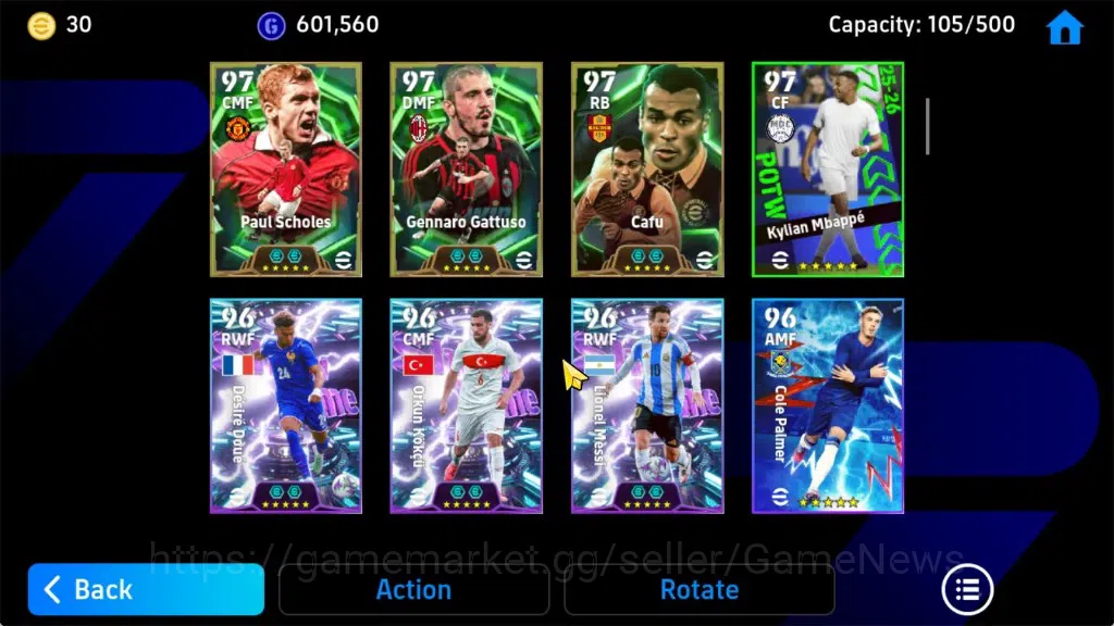 eFootball Accounts Android|Epic Romario,Paul Scholes,Gennaro Gattuso, image 6