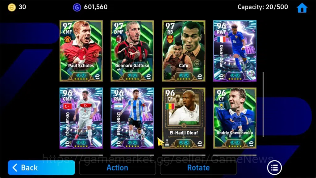 eFootball Accounts Android|Epic Romario,Paul Scholes,Gennaro Gattuso, image 9