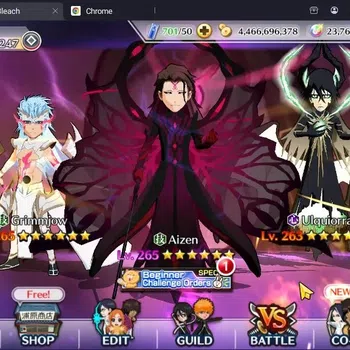 Bleach: Brave Souls Accounts Starter Global |1M BP+23K Orb|Fresh Story|9K BS acc