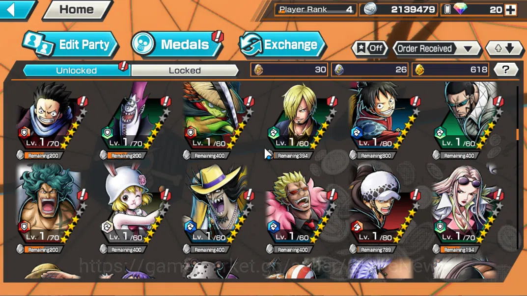 One Piece Bounty Rush Accounts Global|5EX |WI Trafalgar Law,BMO Kaido,Gp Edward N image 8