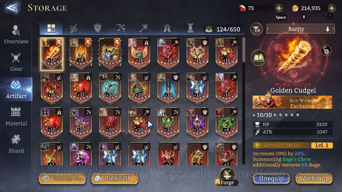 Watcher of Realms Accounts Global 49X|FORERUNNER SERVER|Lv64|2,6M Power|4 Lor image 16