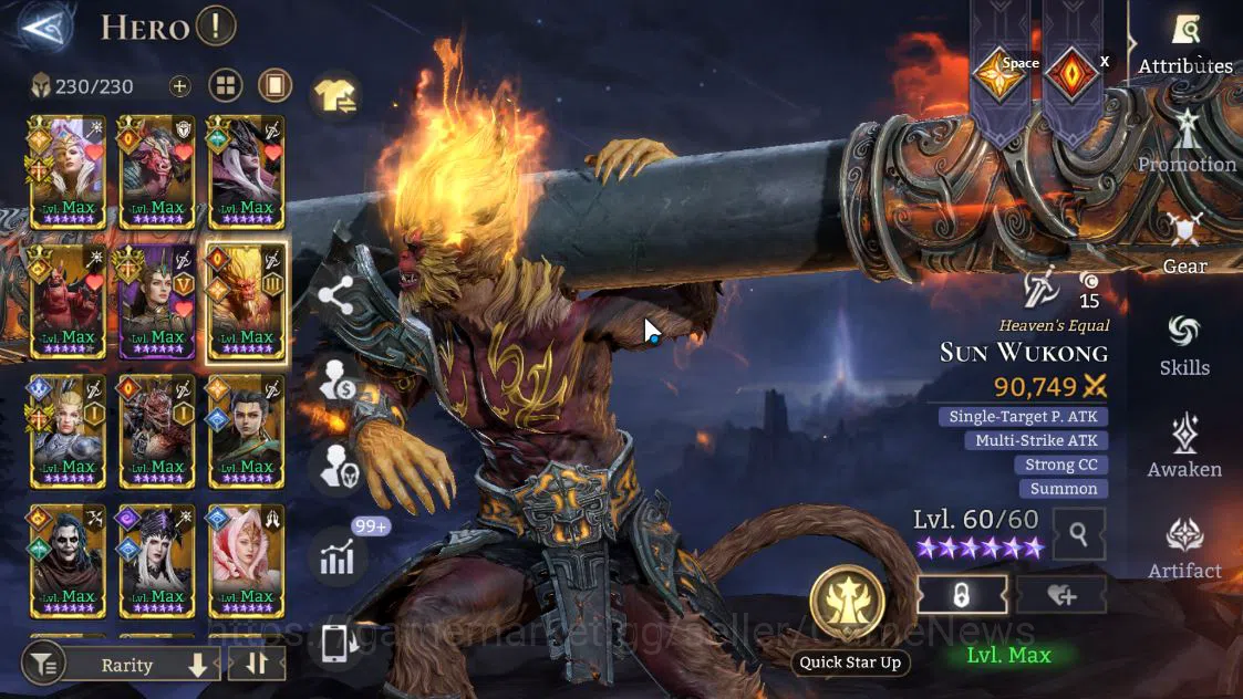 Watcher of Realms Accounts Global 49X|FORERUNNER SERVER|Lv64|2,6M Power|4 Lor image 7