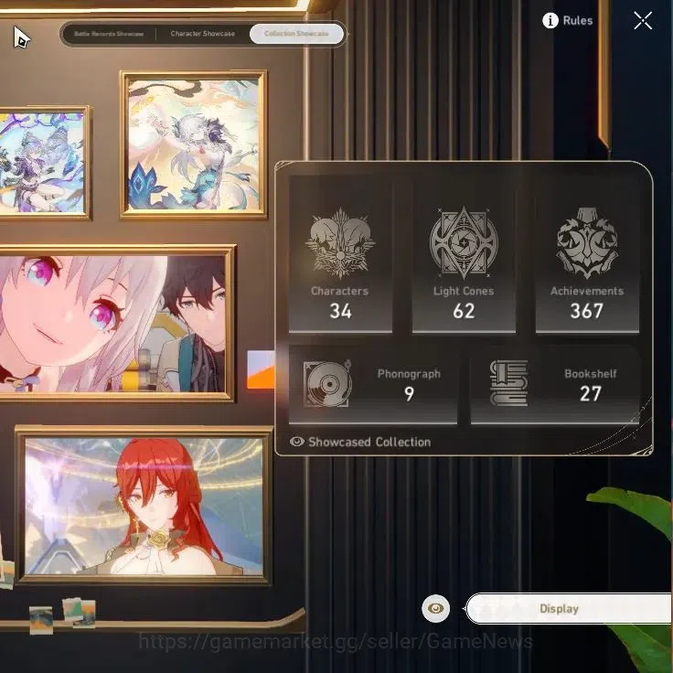 Honkai Star Rail Accounts Asia|TL 62|10 Limited|Saber+Sign,Sparxie,Yao Guang image 3