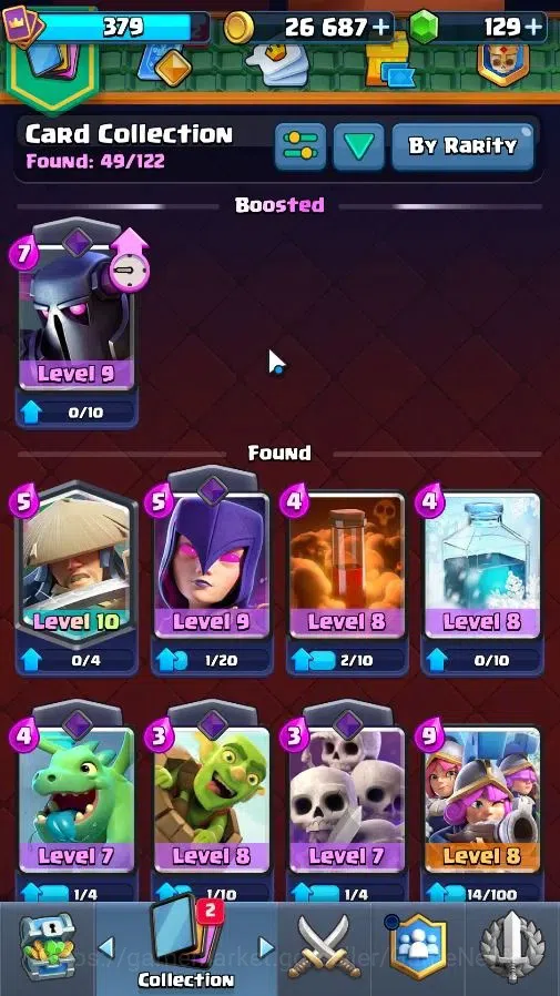Clash Royale Accounts High-End Lv 379|KTL 9|Trophy 3040|Limited Skin|Card 49/122|4 EVO 0 Hero|1 Champ 1 Legend 6 Epic 22 12