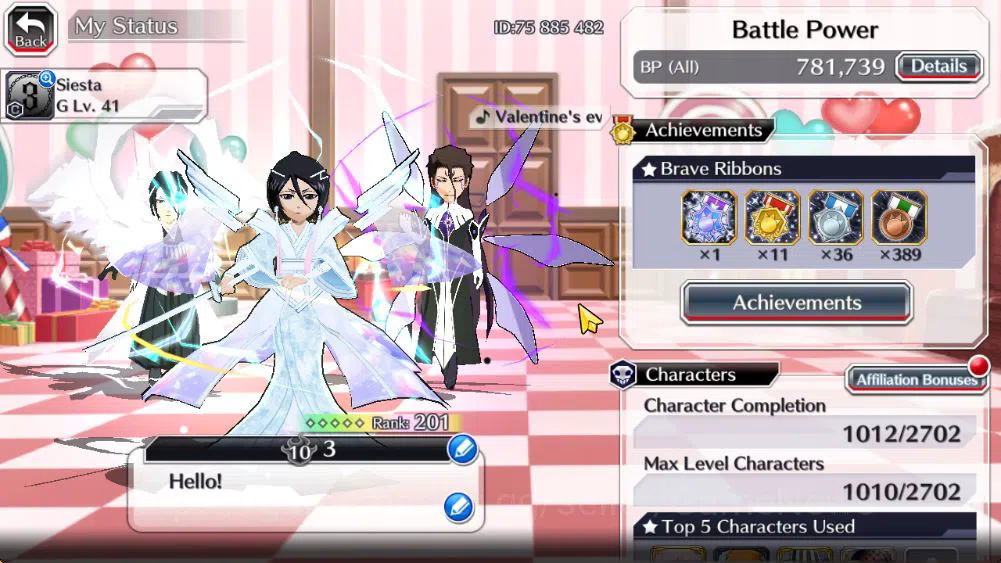 Bleach: Brave Souls Accounts [GLOBAL]50K Orb|Rukia 10th Anniv,Valentine2026(Yac image 2
