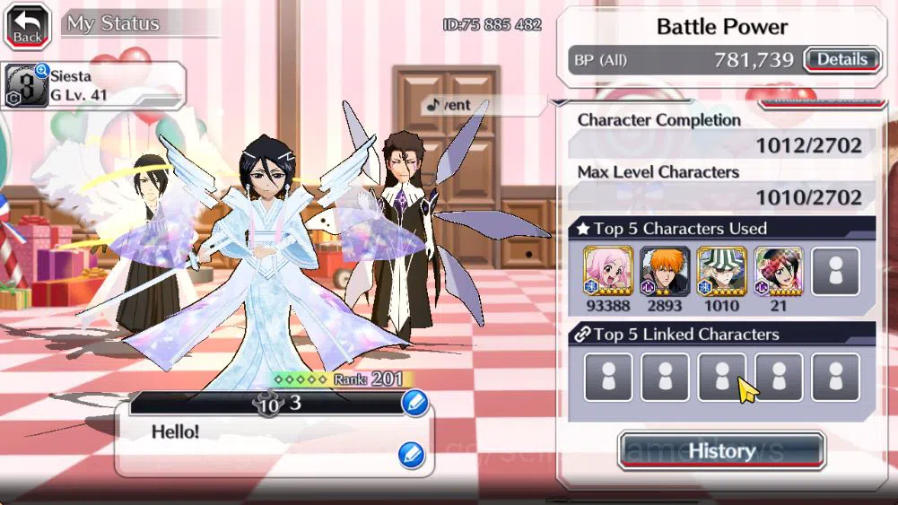 Bleach: Brave Souls Accounts [GLOBAL]50K Orb|Rukia 10th Anniv,Valentine2026(Yac image 3