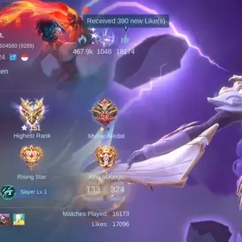 Mobile Legends: Bang Bang Accounts Collector Global|H 133|S 324|Renowned|HighImmo 151|Naruto Suyou|KOF Karina|Collector
