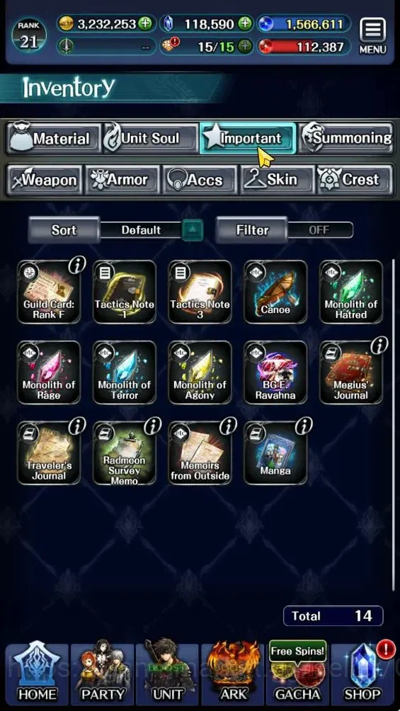 Last Cloudia Accounts GLOBAL|Rank 21|118k Crystal|Top Tier Units (Perfec image 14