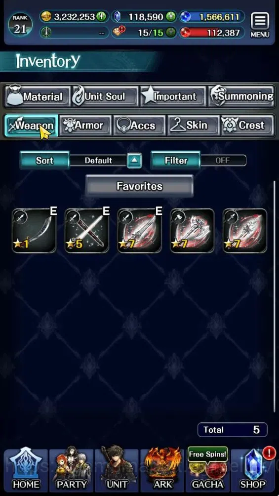 Last Cloudia Accounts GLOBAL|Rank 21|118k Crystal|Top Tier Units (Perfec image 16