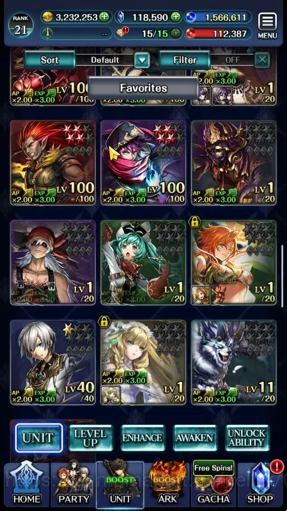 Last Cloudia Accounts GLOBAL|Rank 21|118k Crystal|Top Tier Units (Perfec image 3