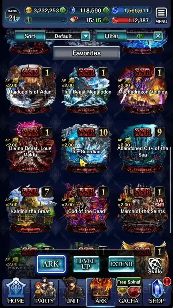 Last Cloudia Accounts GLOBAL|Rank 21|118k Crystal|Top Tier Units (Perfec image 6